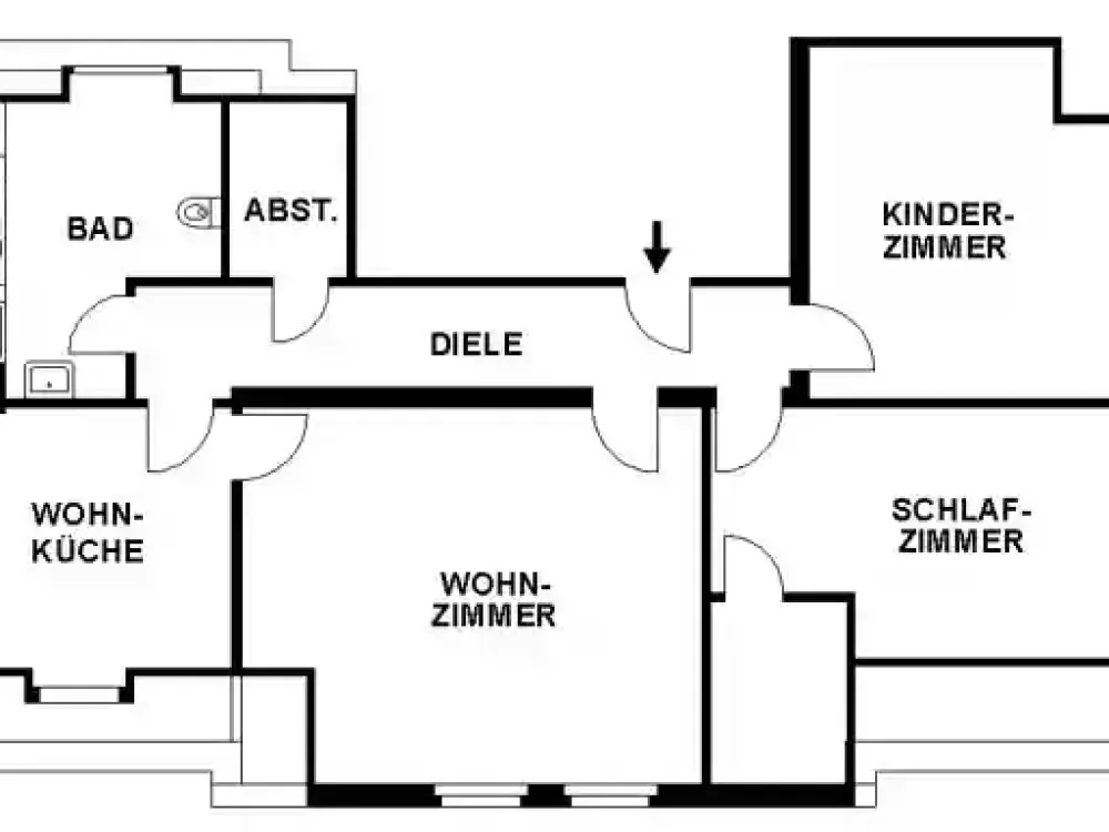 Spacious 3-Room Attic Apartment in Düsseldorf-Lierenfeld