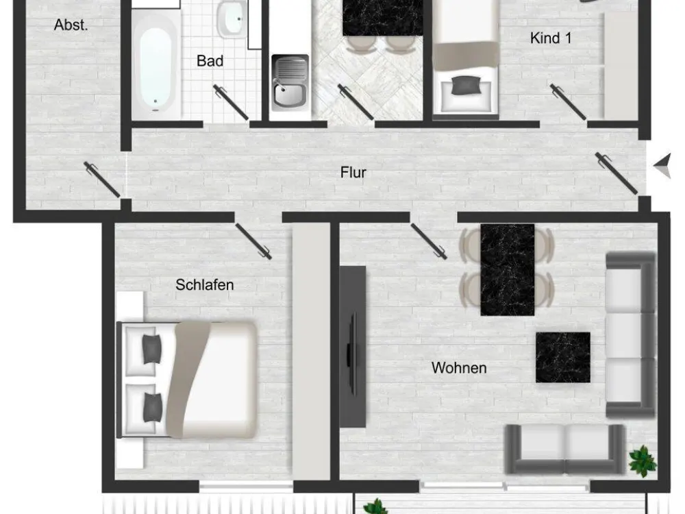 ERSTBEZUG - Moderner und hochwertiger Neubau (KfW 55) zum Wohlfühlen