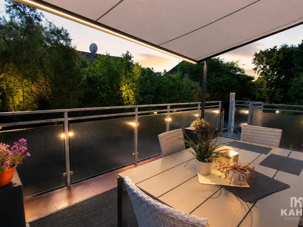Wohnen auf zwei Ebenen: 126 m² Maisonette-Wohnung mit großer Dachterrasse nähe Münster