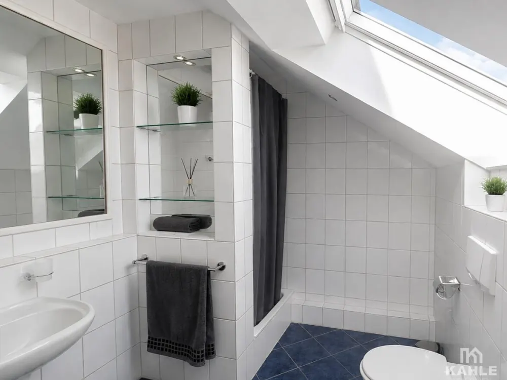 Wohnen auf zwei Ebenen: 126 m² Maisonette-Wohnung mit großer Dachterrasse nähe Münster
