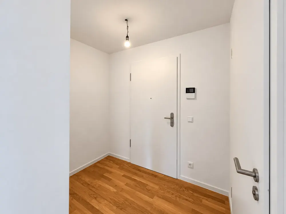 NEW BUILDING AT NEUEN PARK | Barrier-free 1-room apartment with fitted kitchen and west-facing balcony