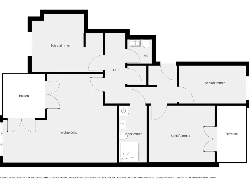 Moderne 4-Zimmerwohnung mit Terrasse und Balkon in ruhiger Lage