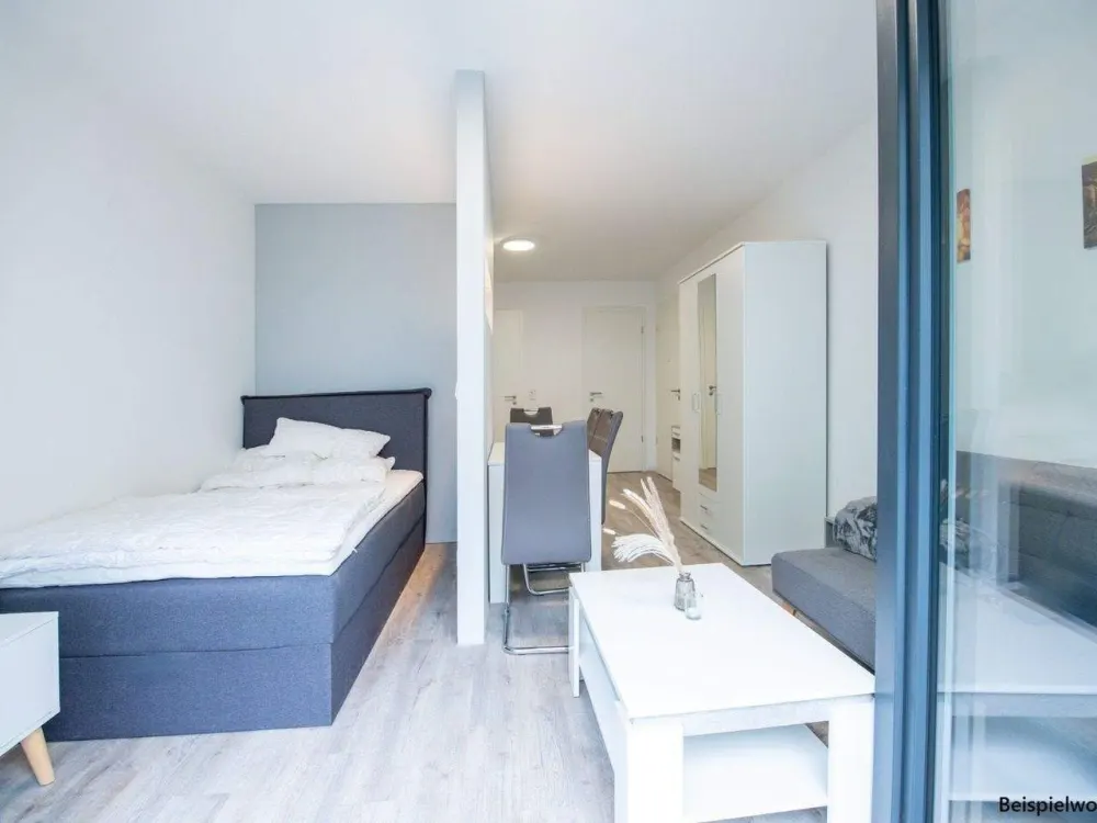 Moderne, möblierte 2-Zimmer-Wohnung mit Balkon & TG-Stellplatz
