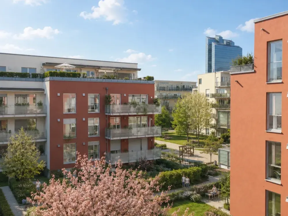 Quiet and Well Connected, Fully Furnished 2-Room Apartment with Sun Terrace