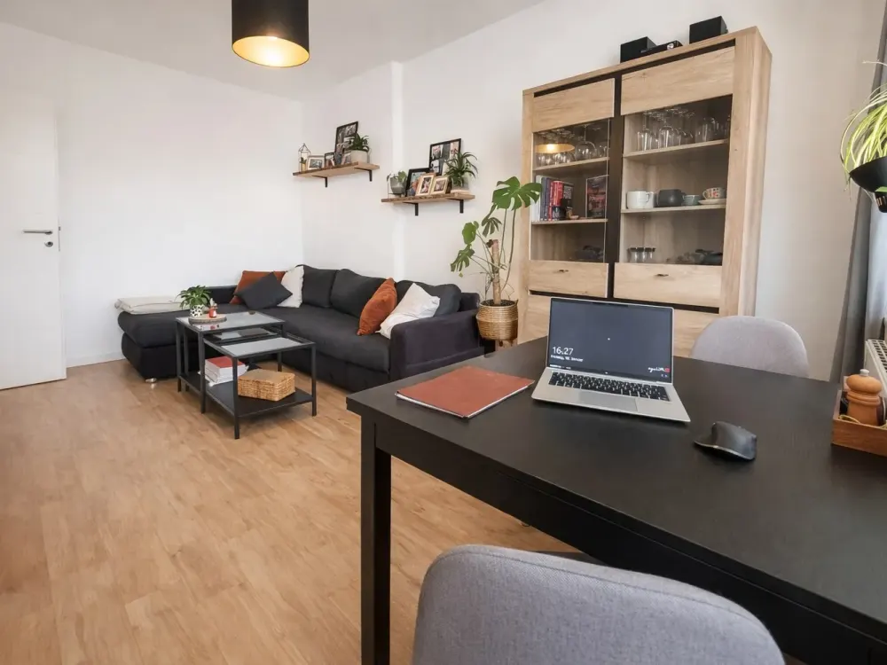 Fully furnished 3-room apartment with balcony, garden and home office, Feb. 2027 to Feb. 2028