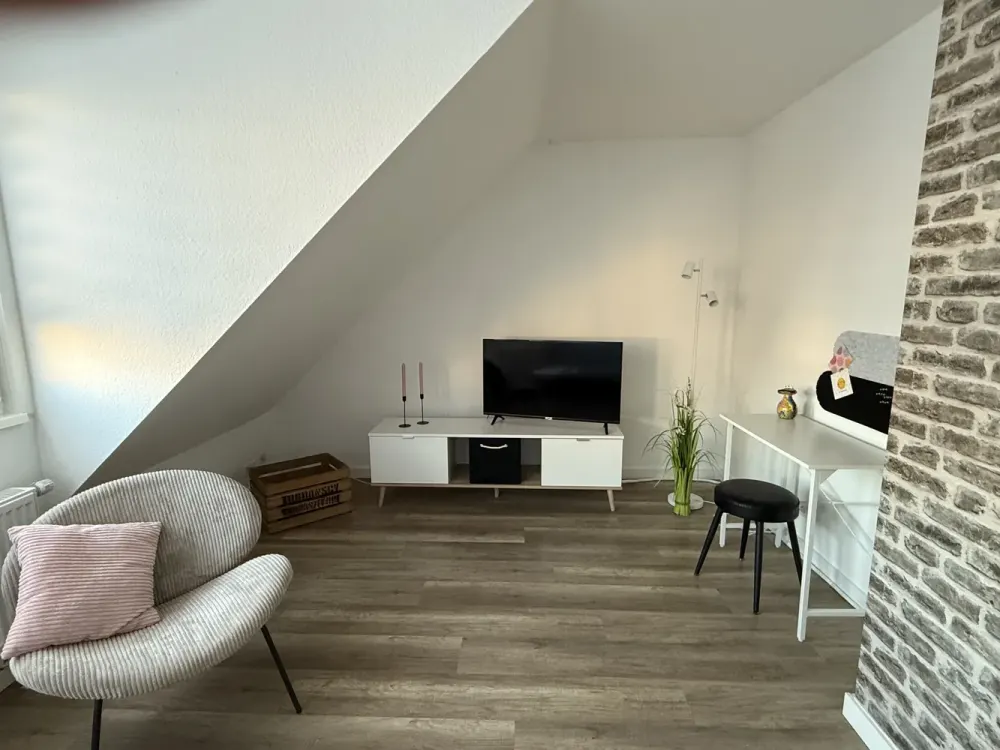 Geschmackvolle, gepflegte, möbilierte Single 2-Raum-DG-Wohnung in Offenbach am Main