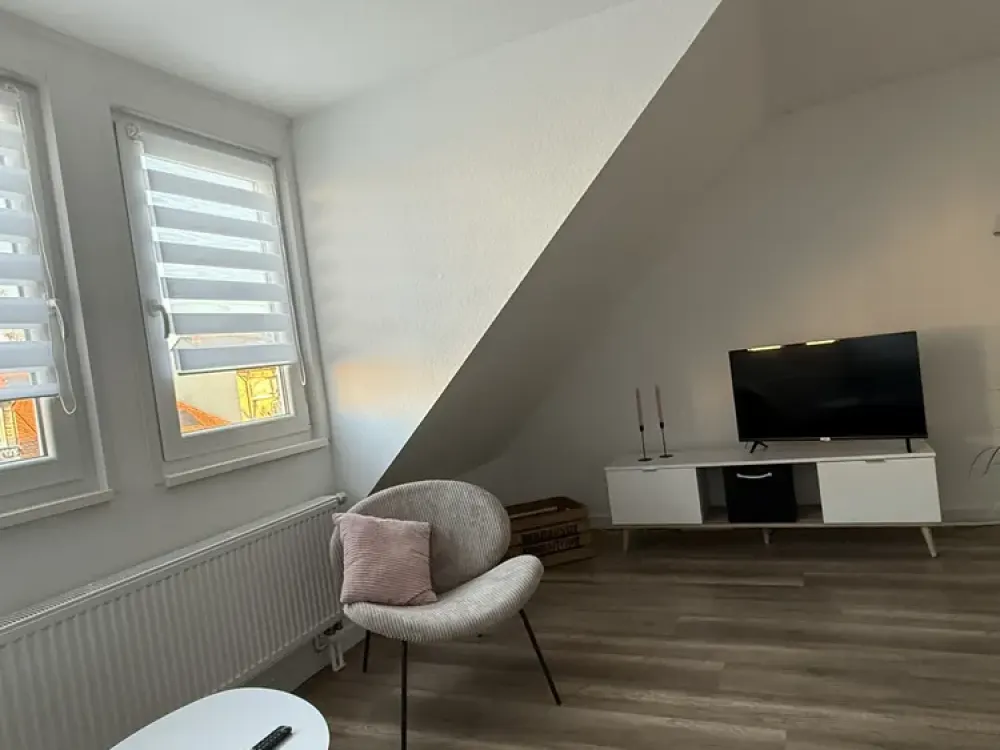 Geschmackvolle, gepflegte, möbilierte Single 2-Raum-DG-Wohnung in Offenbach am Main