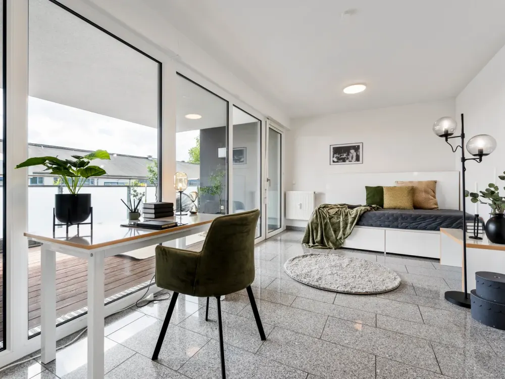 Ankommen. Wohlfühlen. Zuhause sein. Teilmöbliertes Apartment