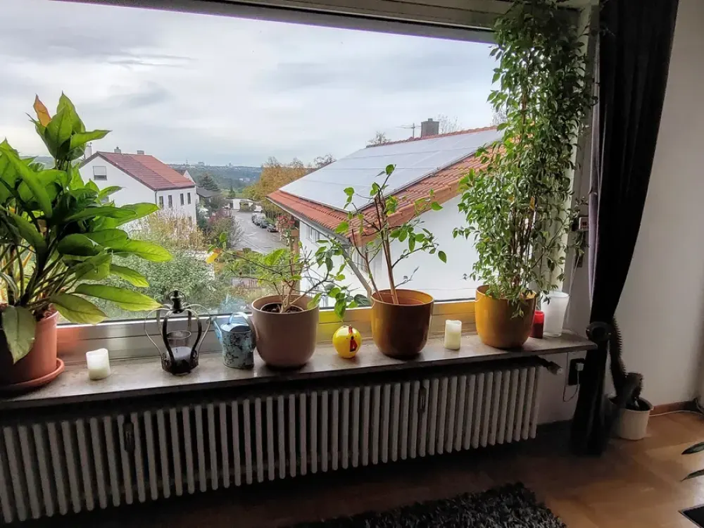 3,5-Zimmer-Wohnung mit Balkon, Kachelofen & schönem Ausblick in Poppenweiler