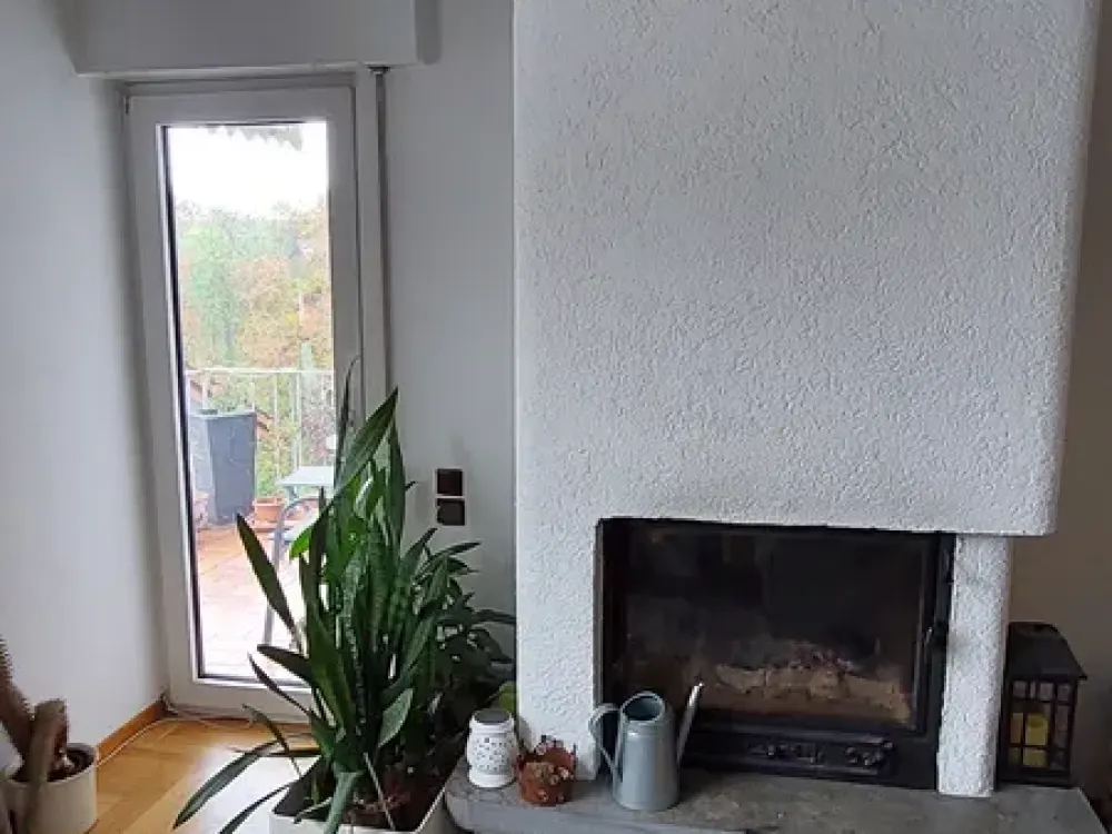 3,5-Zimmer-Wohnung mit Balkon, Kachelofen & schönem Ausblick in Poppenweiler