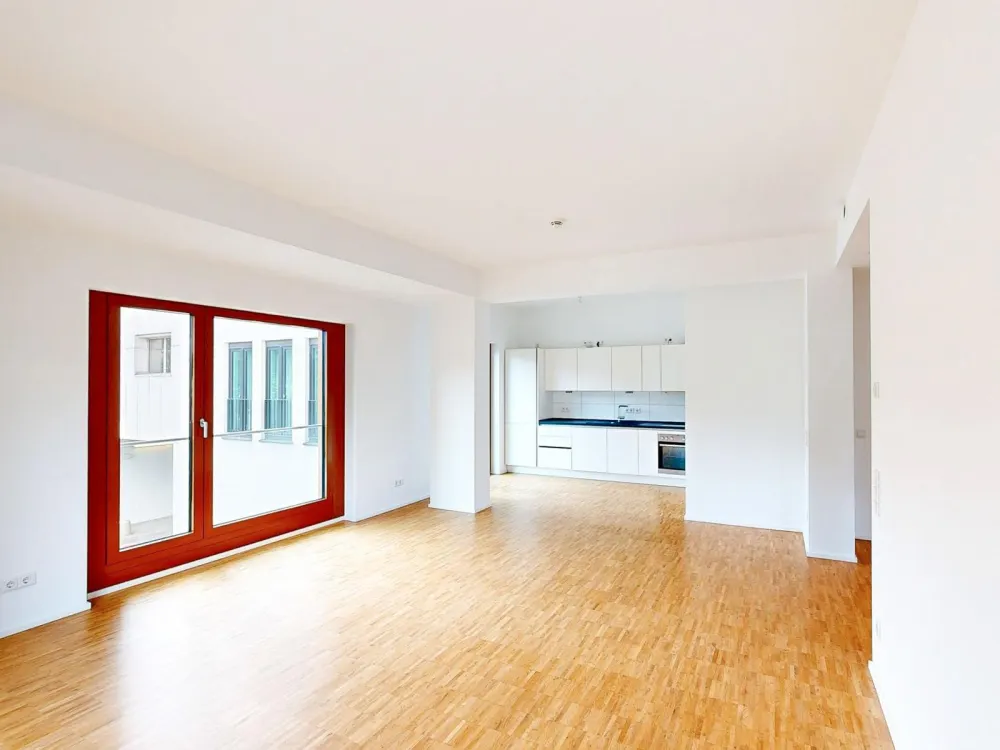 Helles City-Apartment: 3-Zimmer mit zwei Bädern