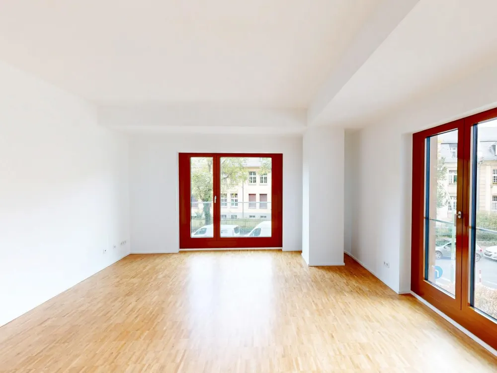 Helles City-Apartment: 3-Zimmer mit zwei Bädern