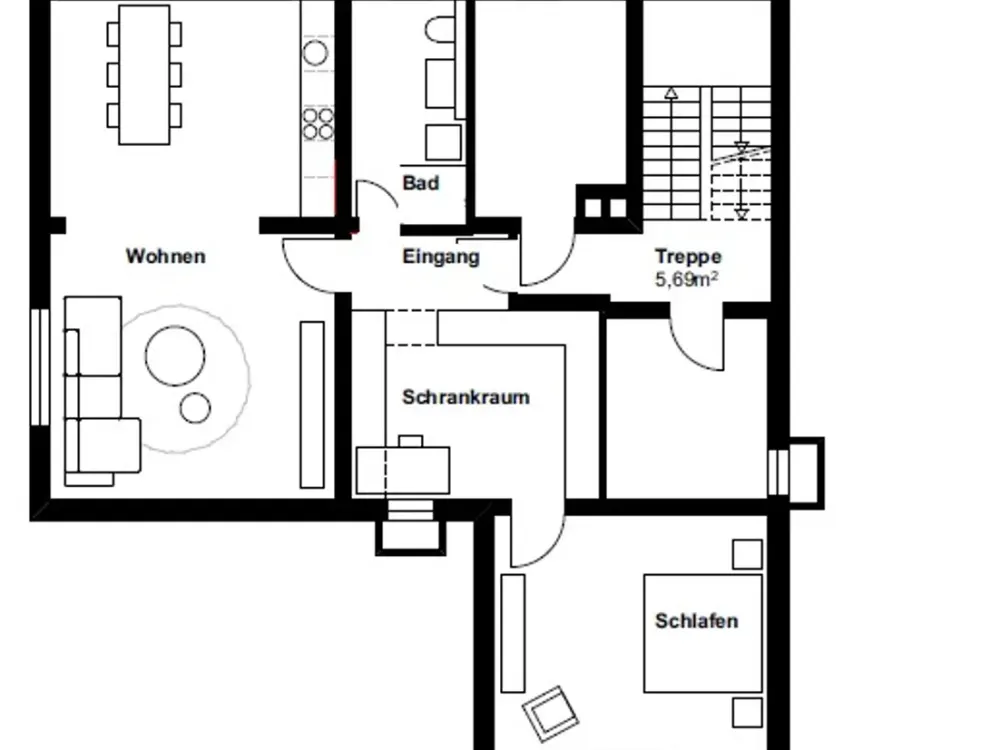 Stylish 2.5-Room Apartment in Bruchsal. Ready to Move In and Feel at Home
