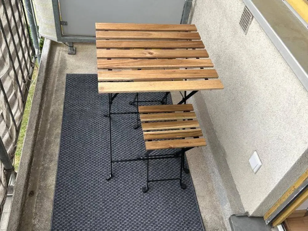 Möblierte 1-Zimmer-Wohnung mit Balkon und Aufzug in Nürnberg - Zentral
