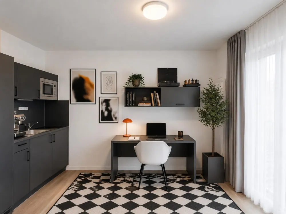 Modernes 1-Zimmer-Apartment