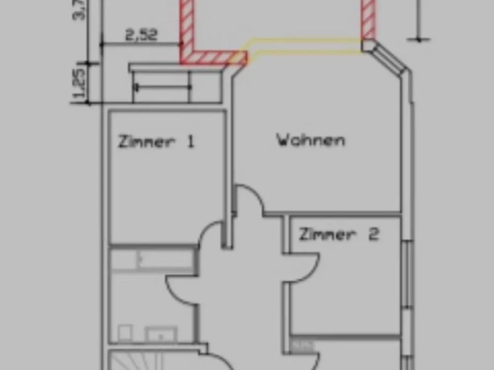 4,5 Zi. Wohg. mit offenem großem Wohn,-Küche,-Essbereich mögl