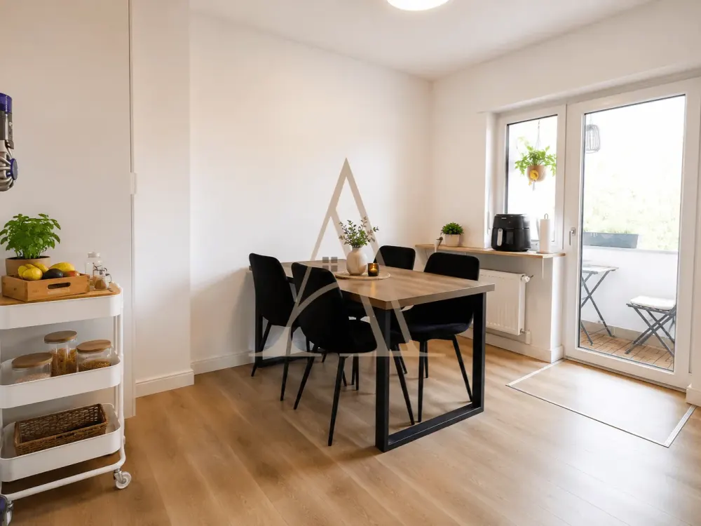 Helle 3-Zimmer-Wohnung mit Balkon & Einbauküche in Rheinlage von Köln-Porz