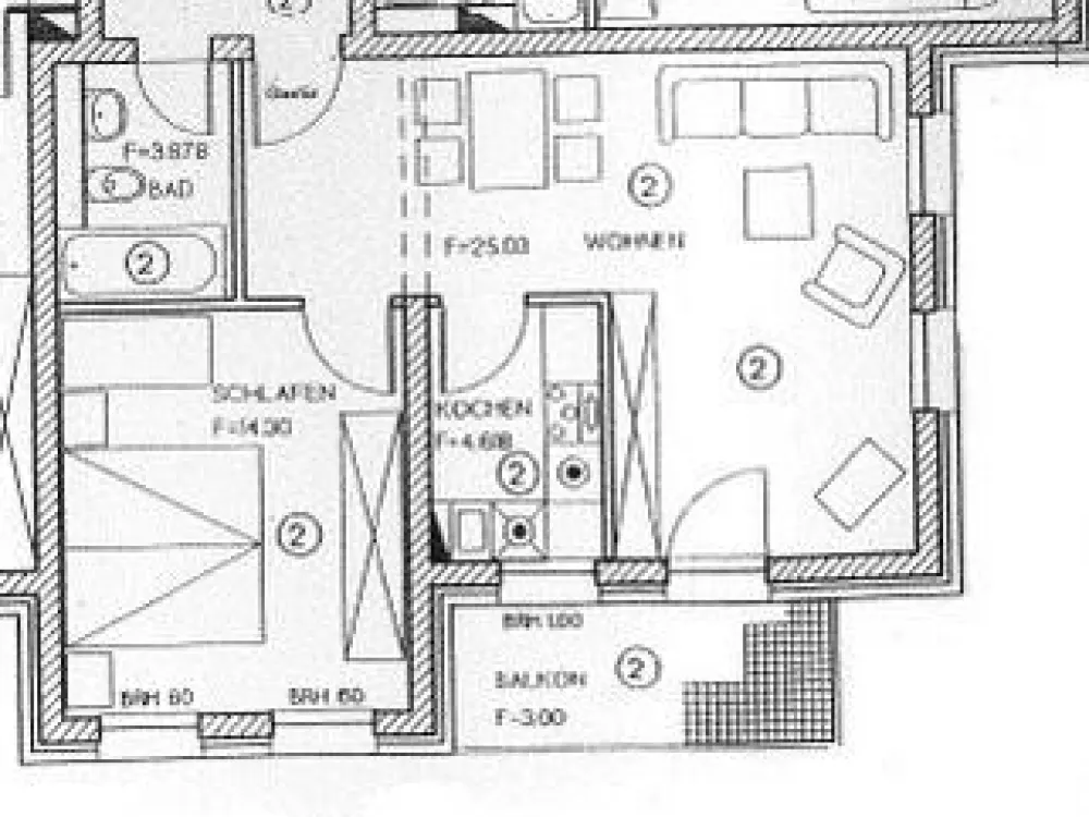 Tolle 2 Zimmer-Wohnung mit Einbauküche mitten in Striesen!