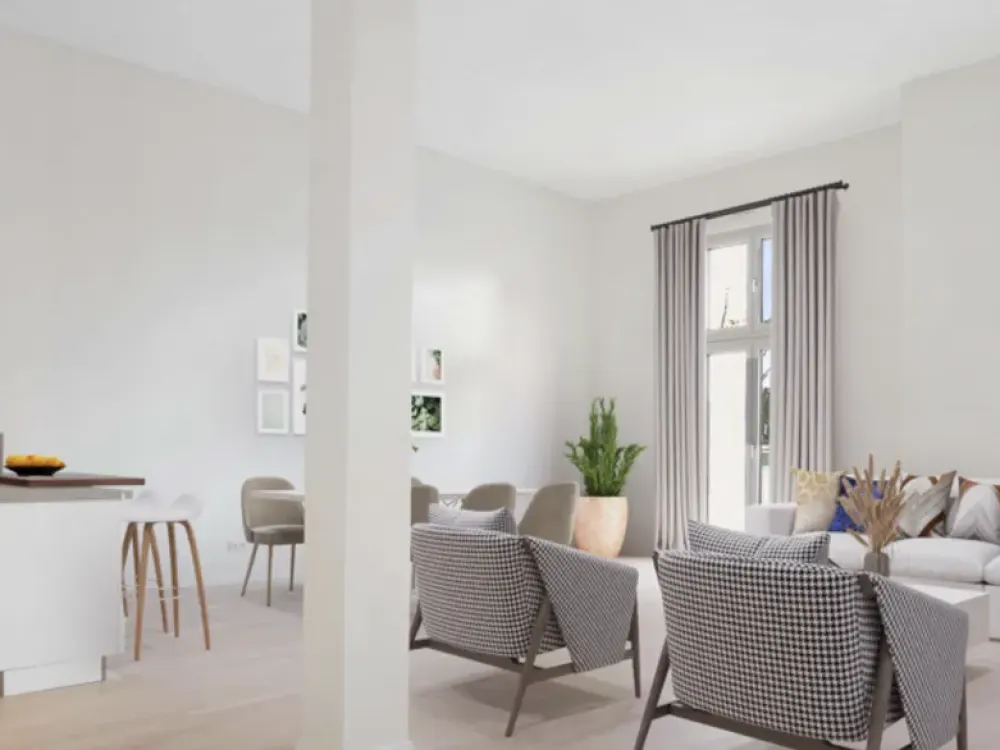 2-Zimmer-Luxuswohnung mit Balkon in Frankfurt Nordend-West