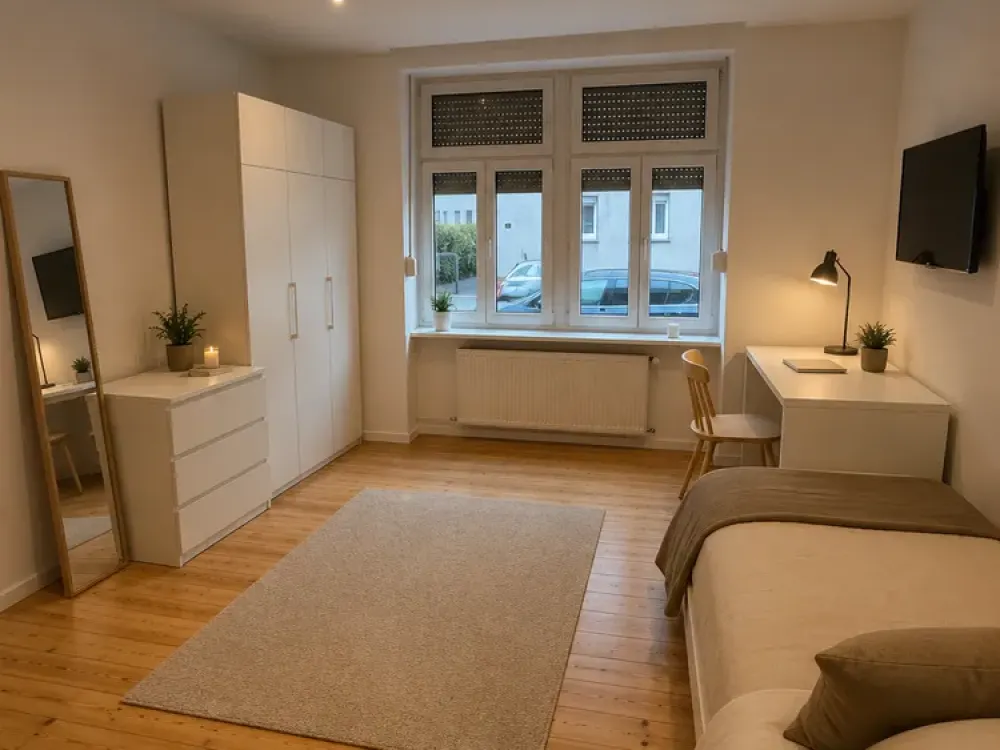 *Vollmöblierte* 1-Zimmer-Wohnung in Bockenheim