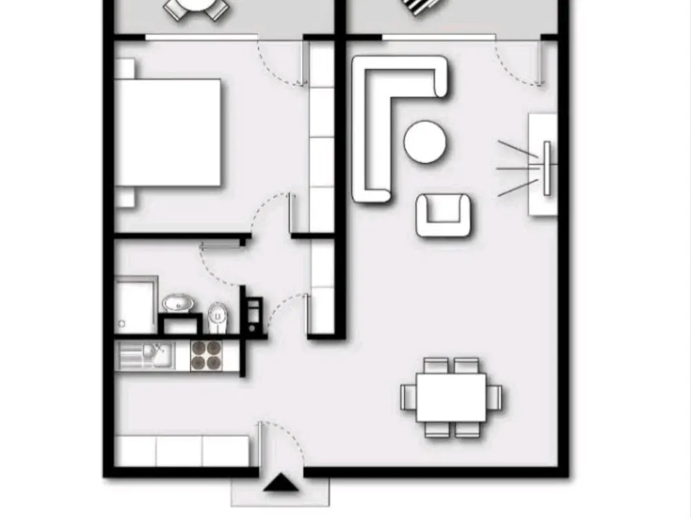 Wohnung mit Garage zu vermieten. Hagen,Boloh.