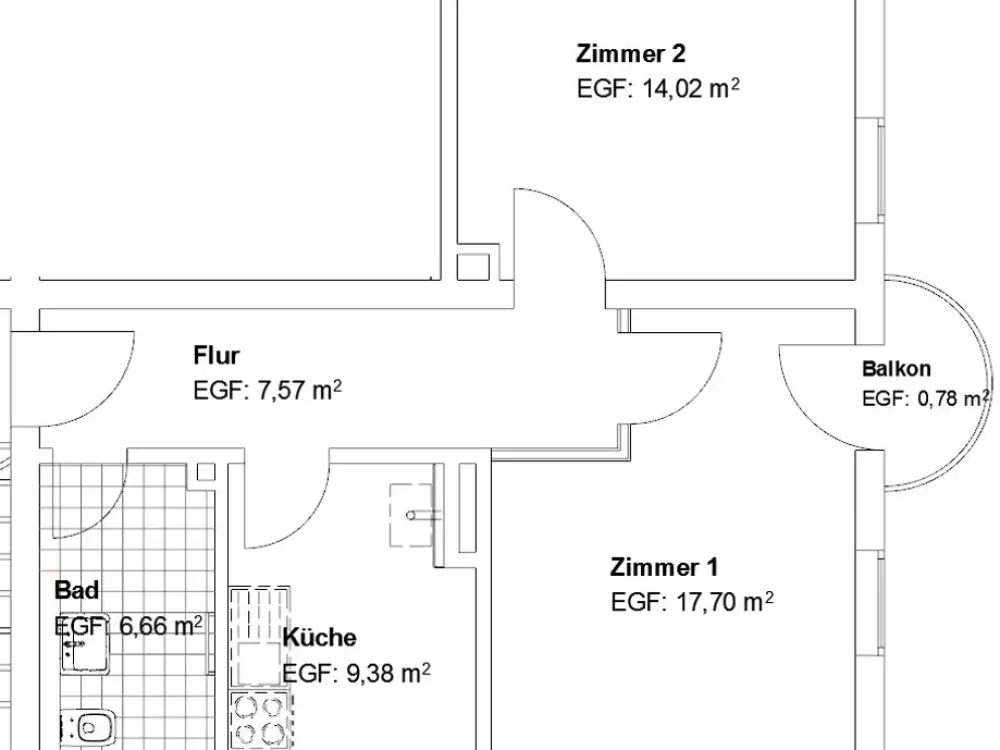 Attractive 2-Room Apartment in a Quiet Location!
