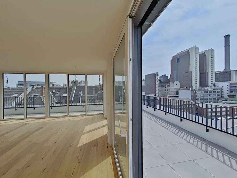 Penthouse-Erstbezug: 103 m² im 6. OG mit 85 m² privater Dachterrasse