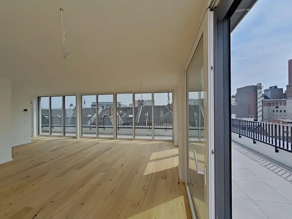 Penthouse-Erstbezug: 103 m² im 6. OG mit 85 m² privater Dachterrasse