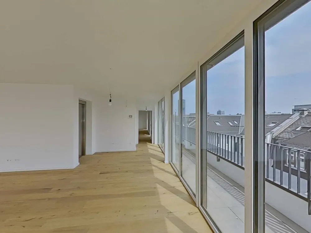 Penthouse-Erstbezug: 103 m² im 6. OG mit 85 m² privater Dachterrasse