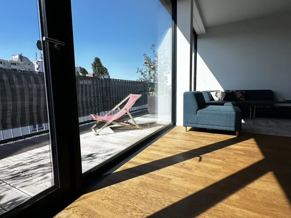 Wunderschönes Penthouse in Alt-Treptow: 120m2, Neubau, 4 Zimmer