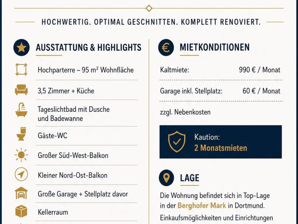 Mietwohnung in TOP Lage - Berghofer Mark