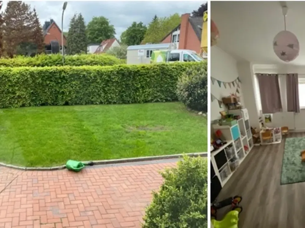 Beautiful 5-room rental apartment with 2 bathrooms, fitted kitchen and garden