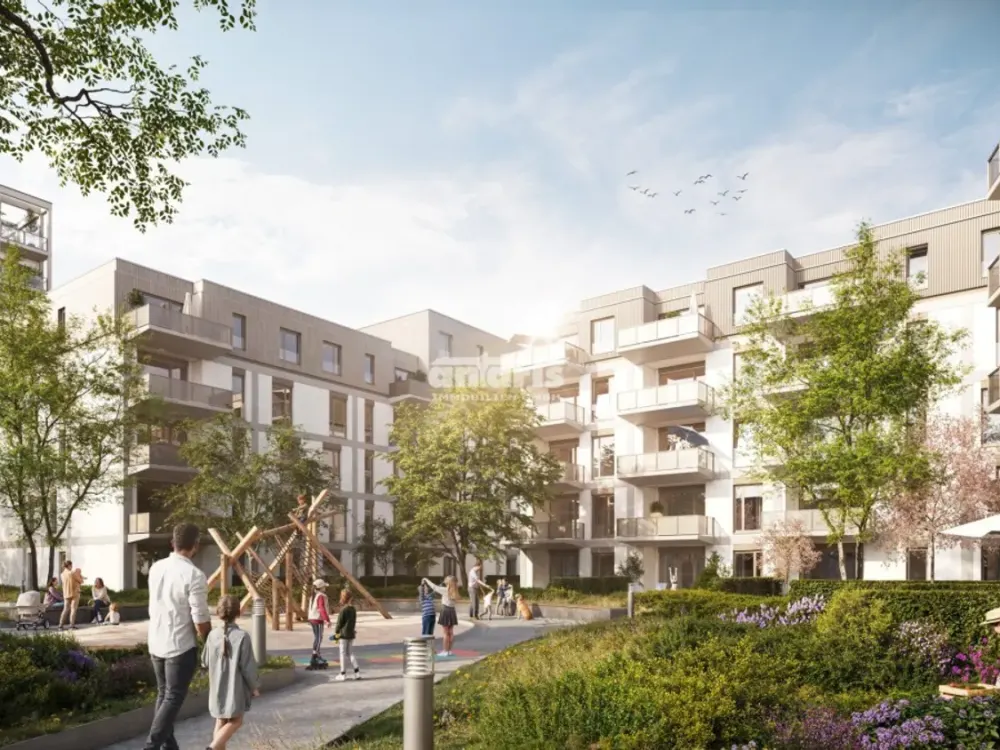 antaris Immobilien GmbH ** Wohnen am Schwemmbach, 3-Raum-Wohnung mit EBK & 2 Balkonen **