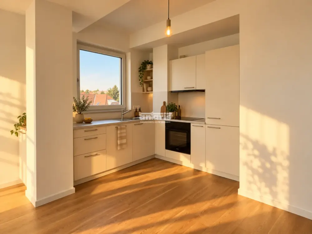 antaris Immobilien GmbH ** Wohnen am Schwemmbach, 3-Raum-Wohnung mit EBK & 2 Balkonen **