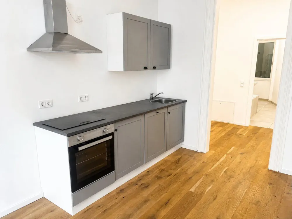 Außergewöhnliche Singlewohnung mit Küche am Rosental
