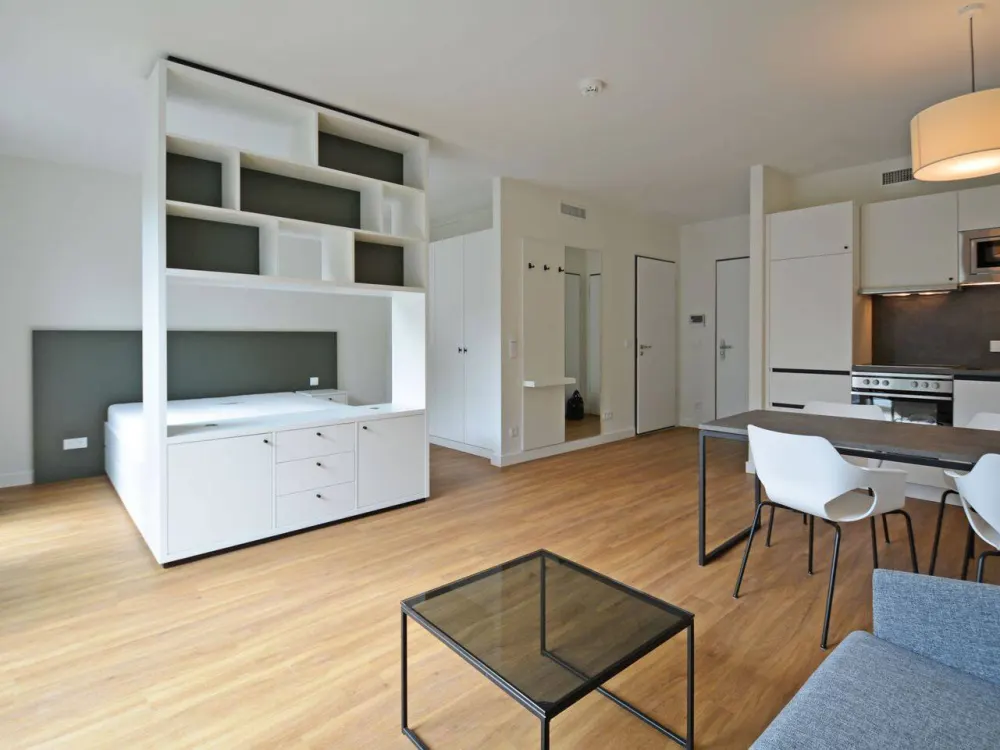 Neubau! Möblierte 1-Zimmer Studio Apartment