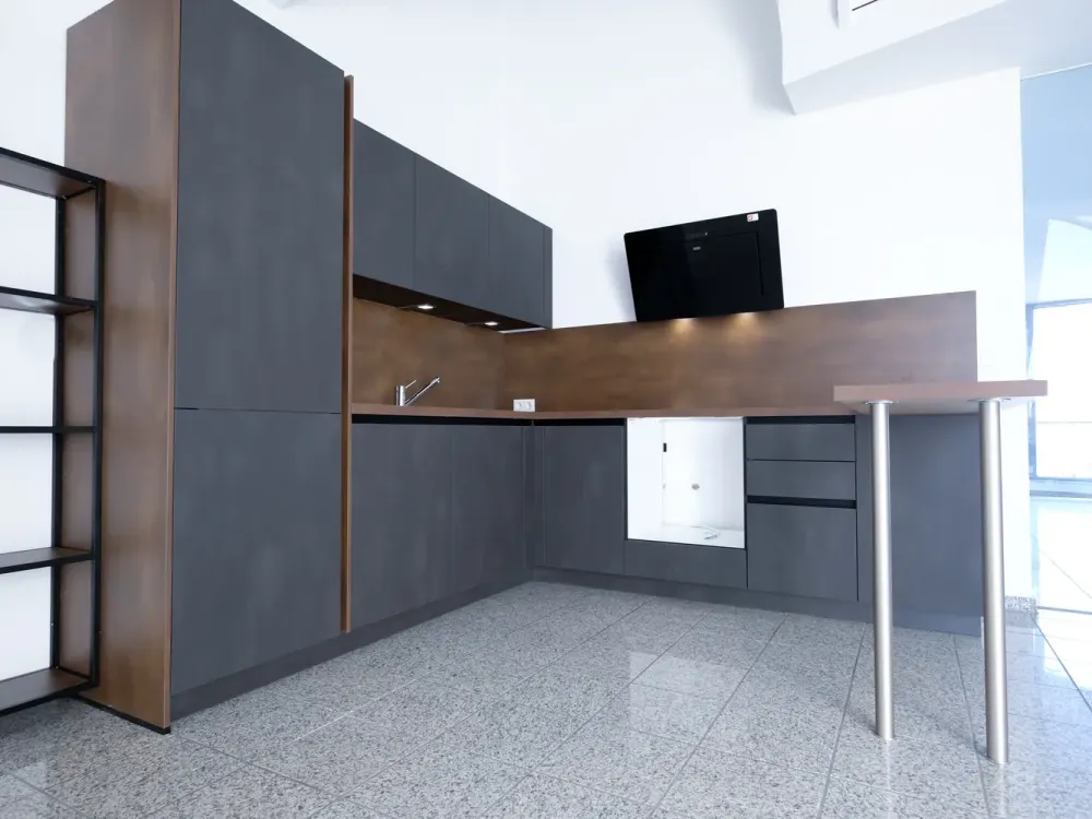 Architekten-Maisonette mit Balkon und unverbaubarer Blick ins Grüne in Köln-Poll