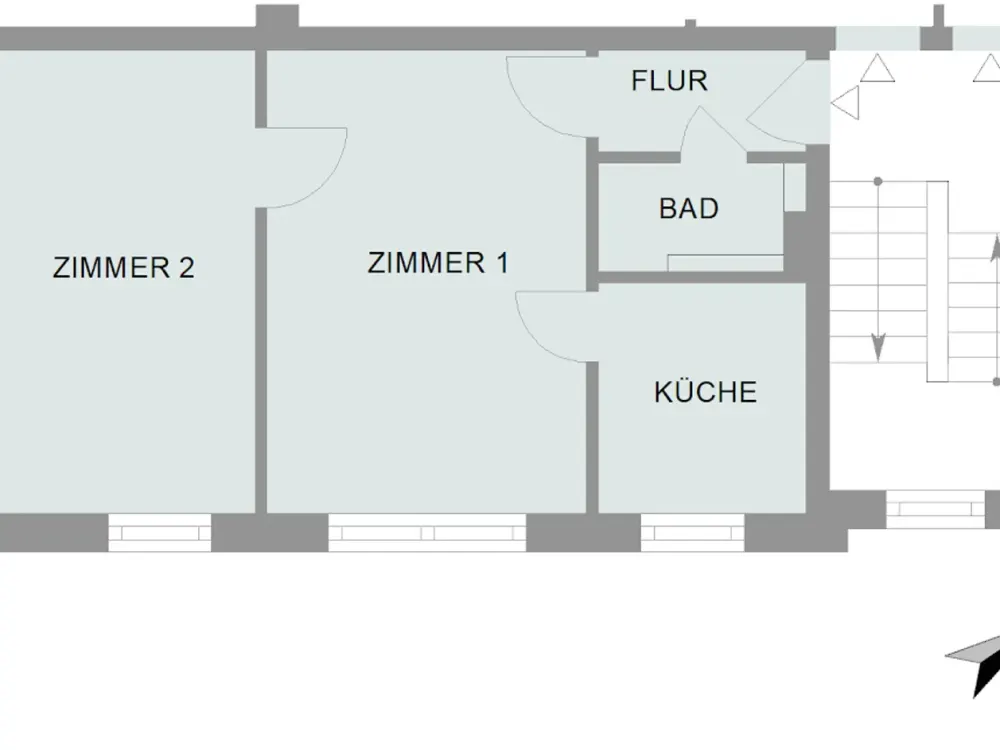 Well-Maintained Two-Room Apartment in "Stendaler Ring"