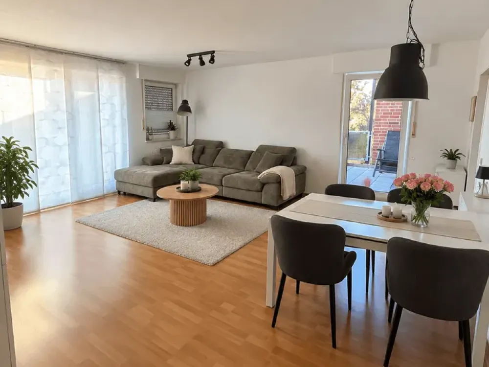3-Zimmer-Wohnung mit Balkon, Einbauküche und Keller in Greven