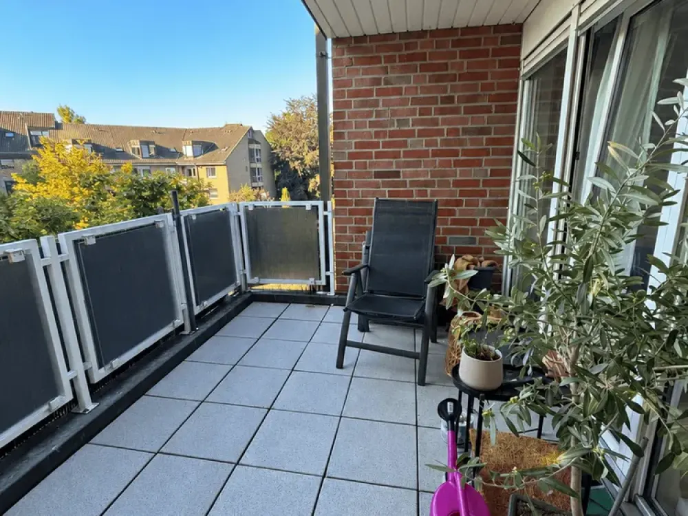 3-Zimmer-Wohnung mit Balkon, Einbauküche und Keller in Greven