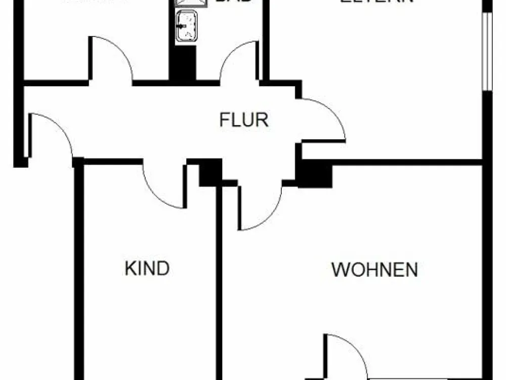 Sparen Sie sich das renovieren -bezugsfertige 3 Zimmerwohnung mit separatem Mansardenzimmer und Mietergarten
