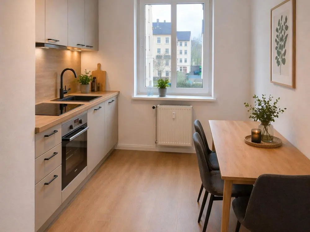 2-Raum-Whg. m. Außenstellplatz - 12 Bahn-Min. zum Leipziger Markt