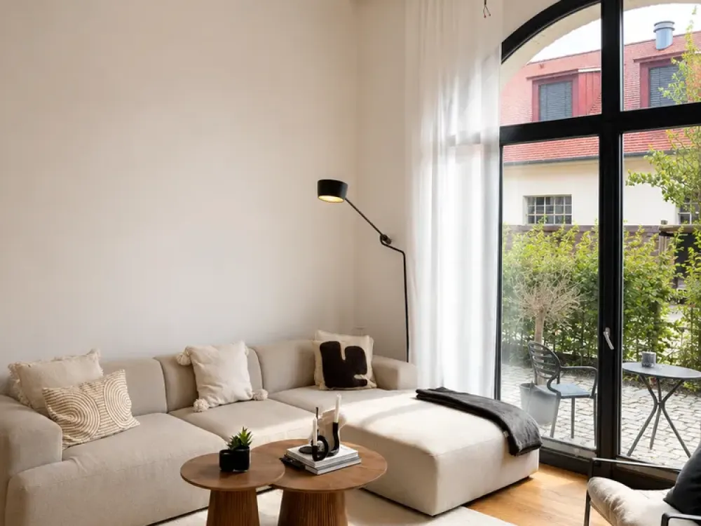 Modernes Wohnen mit Altbaucharme, Loftgefühl & große Terrasse im Hofgartenkarree