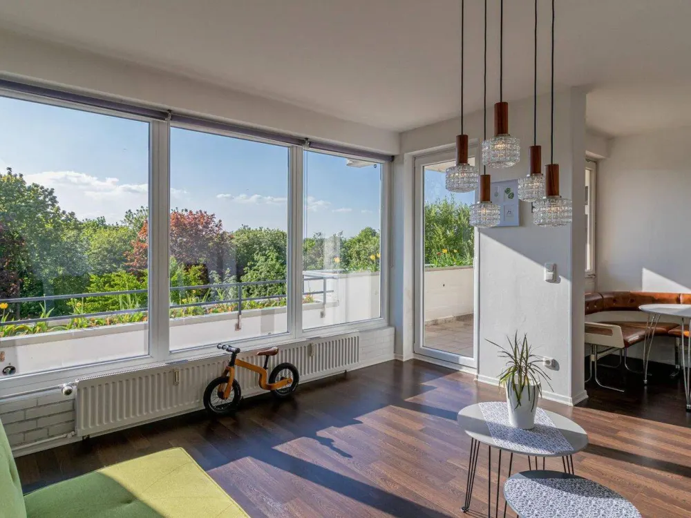 Designer Terrassenwohnung (18 min. Hbf) Natur, Parkplatz (nur befristet 6-12 Monate) 1.700 € inkl NK