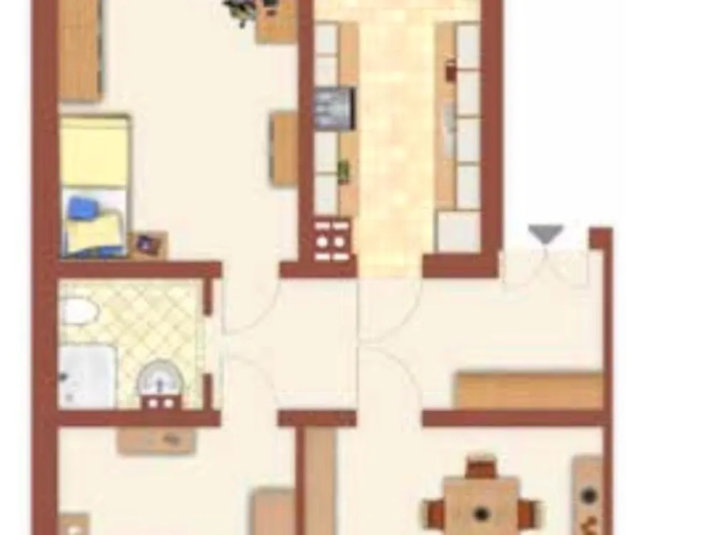 Charmante 3-Zimmer-Wohnung mit Balkon EBK neue Heizung