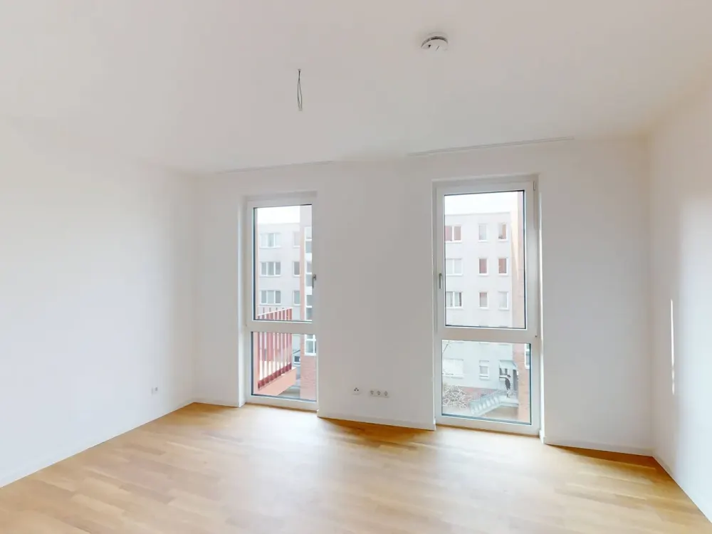 Große 2-Zimmer-Wohnung mit Balkon und Einbauküche im Neubauquartier 'Ferdinands Garden'
