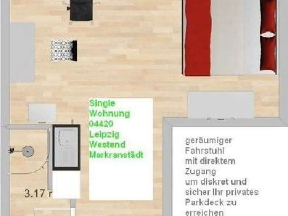 Leipzig West Single Apartment Markranstädt