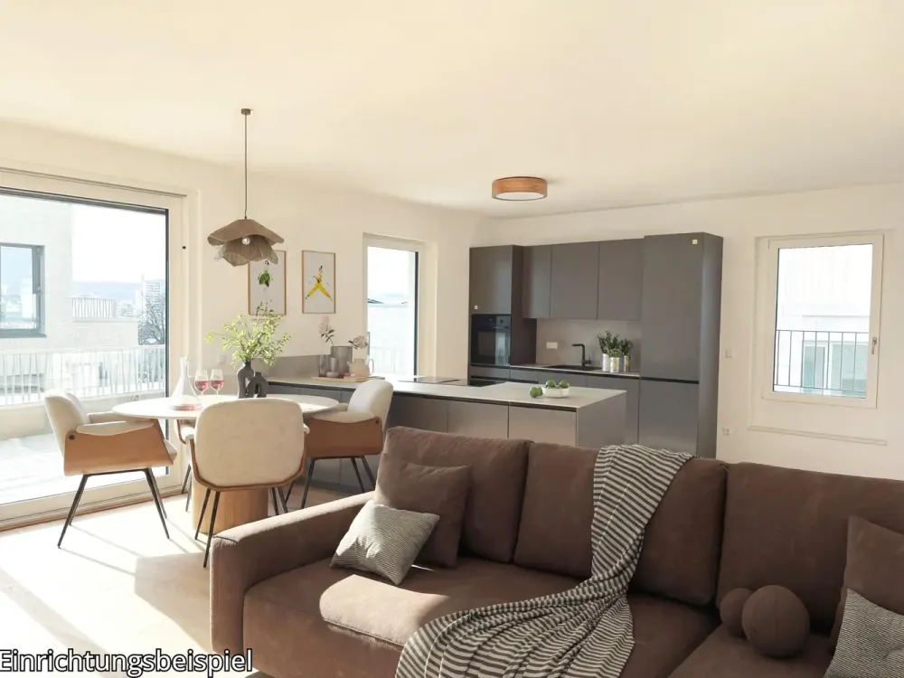 Lichtdurchflutet, modern, einzigartig Neubau-Penthouse-Wohnung
