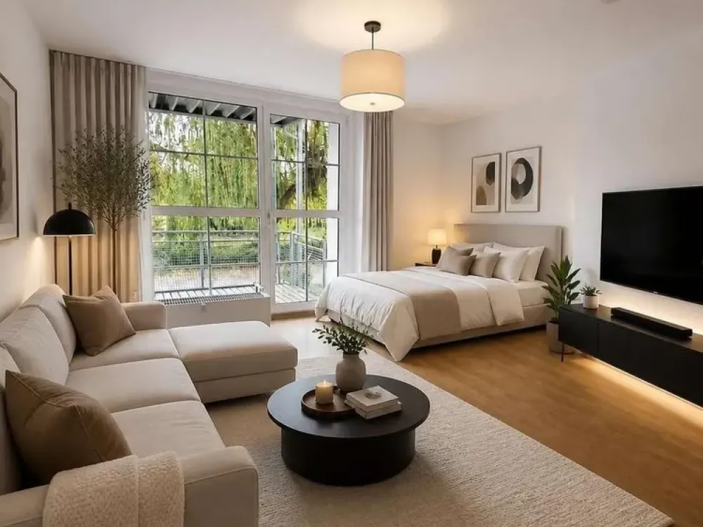 Charmante 1-Raum-Wohnung mit Terrasse & Wohlfühlcharakter, OHNE MAKLER