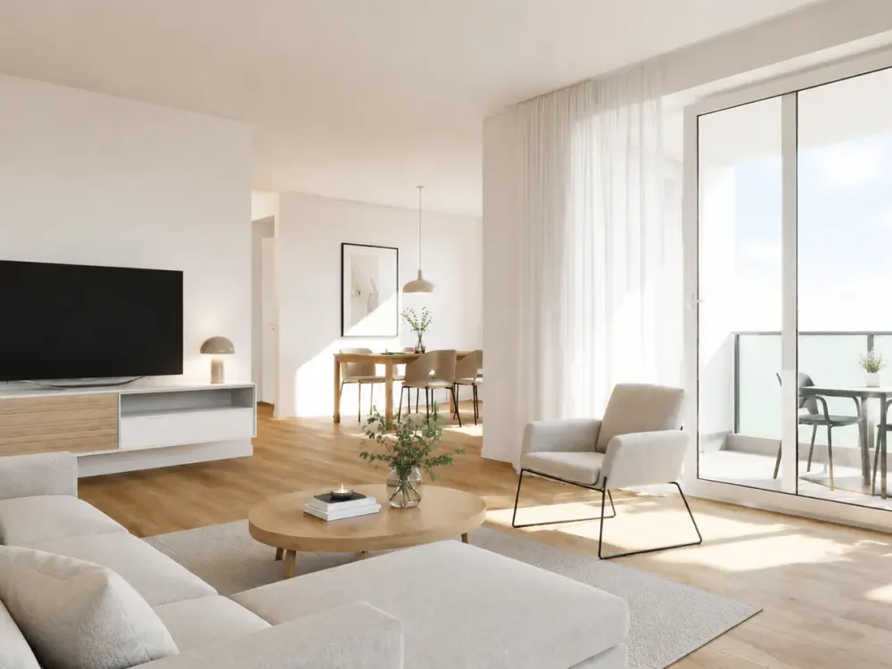 Erstbezug in Degerloch, Exklusive 2-Zimmer-Neubauwohnung mit Balkon, Aufzug & Tiefgarage